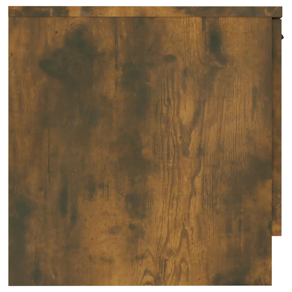 Tables de chevet 2 pcs. chêne fumé 40x39x40 cm