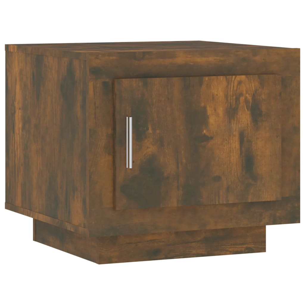 Coffee table smoked oak 51x50x45 cm wood material