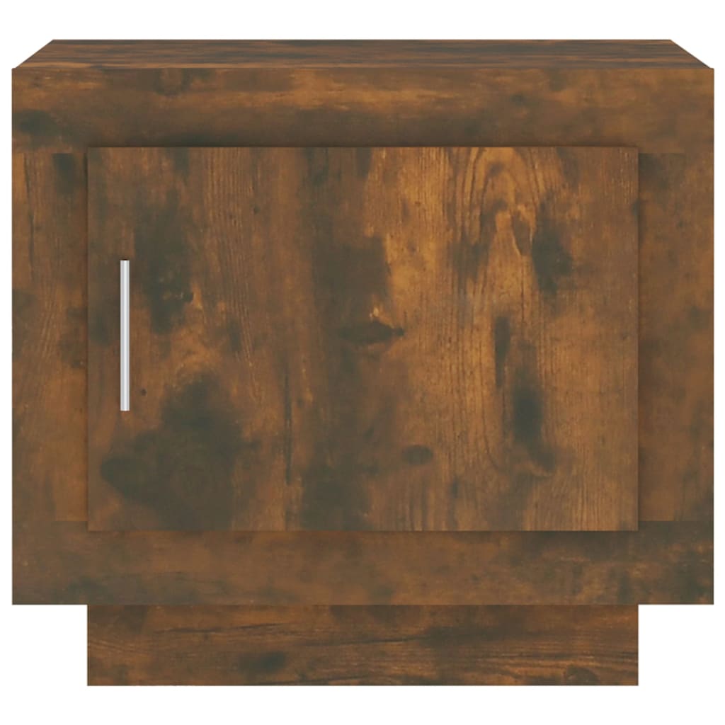Coffee table smoked oak 51x50x45 cm wood material