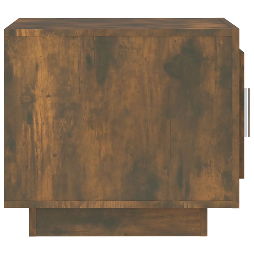 Coffee table smoked oak 51x50x45 cm wood material