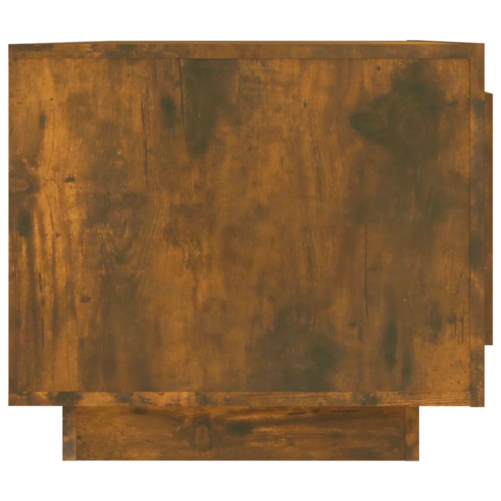 Coffee table smoked oak 102x50x45 cm wood material