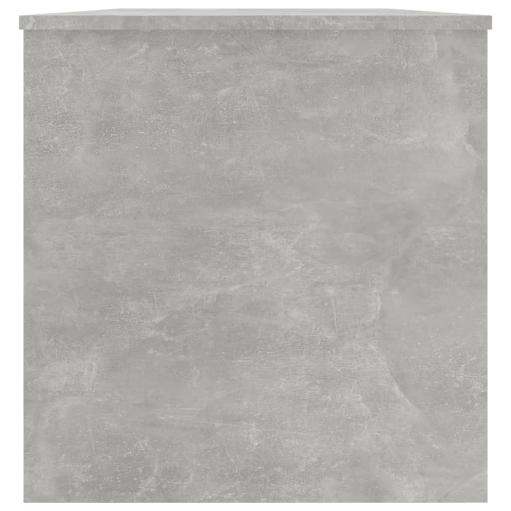 Table basse en béton gris 102x50x52,5 cm en bois