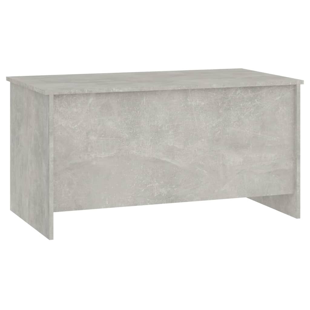 Table basse gris béton 102x55,5x52,5 cm en bois