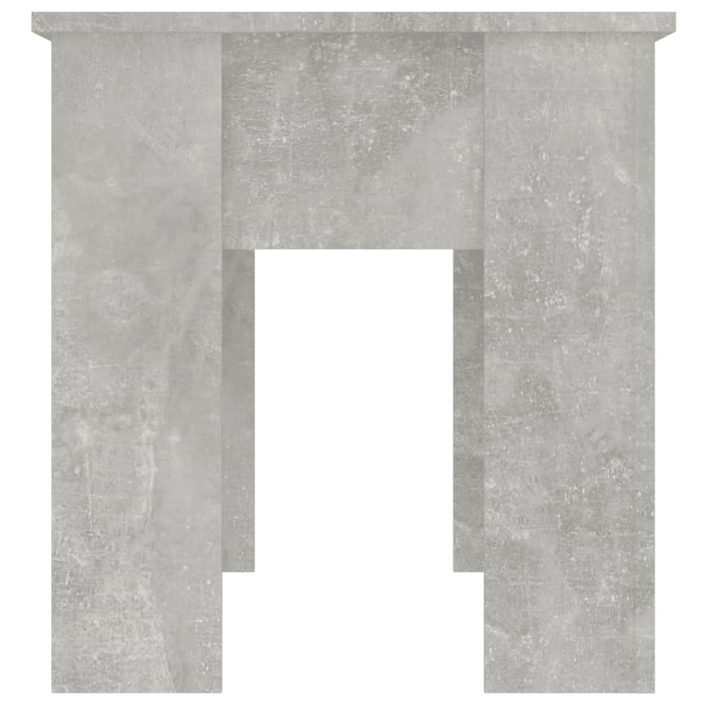 Table basse gris béton 101x49x52 cm en bois