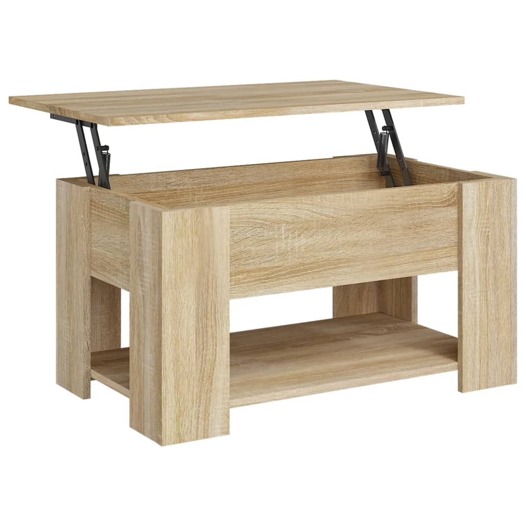 Coffee table Sonoma oak 79x49x41 cm wood material