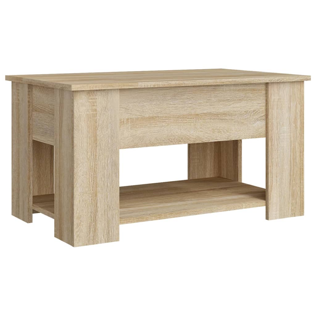 Coffee table Sonoma oak 79x49x41 cm wood material