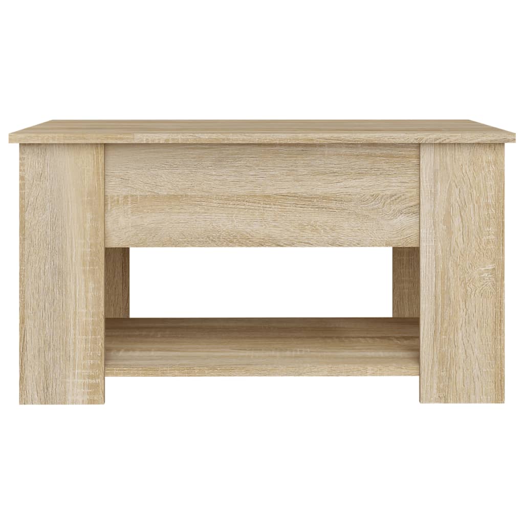 Coffee table Sonoma oak 79x49x41 cm wood material