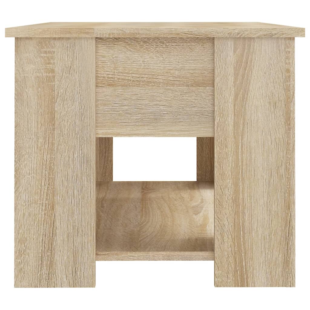 Coffee table Sonoma oak 79x49x41 cm wood material