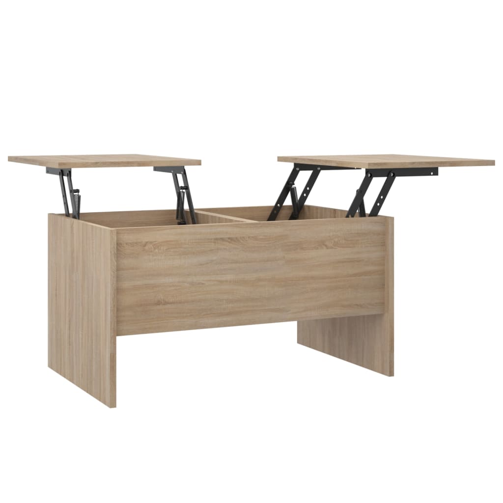 Coffee table Sonoma oak 80x50x42.5 cm wood material