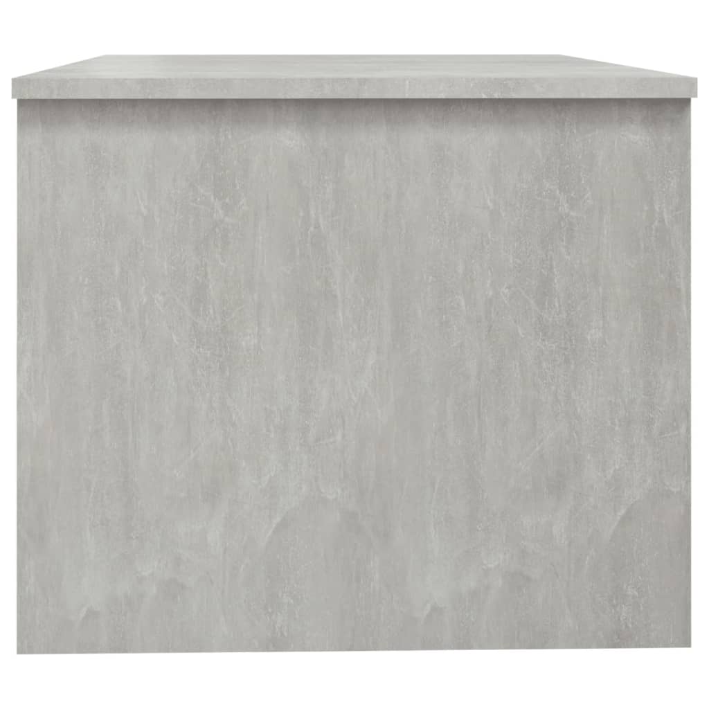 Table basse gris béton 80x50x42,5 cm en bois