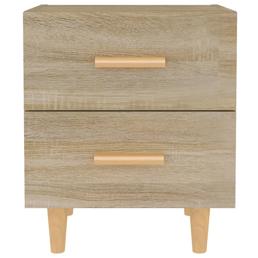 Tables de chevet 2 pcs. Chêne Sonoma 40x35x47,5 cm