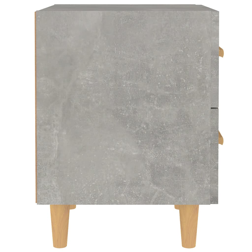 Bedside tables 2 pcs. Concrete grey 40x35x47.5 cm