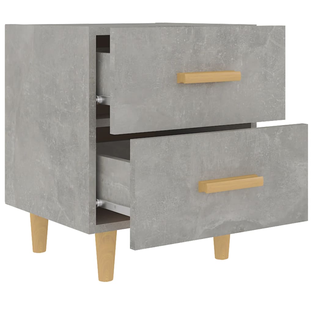 Bedside tables 2 pcs. Concrete grey 40x35x47.5 cm