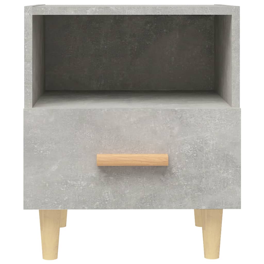 Bedside tables 2 pcs. Concrete grey 40x35x47 cm