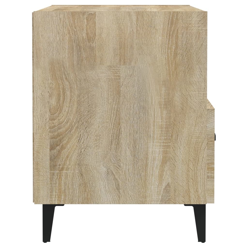 Tables de chevet 2 pièces en bois de chêne Sonoma