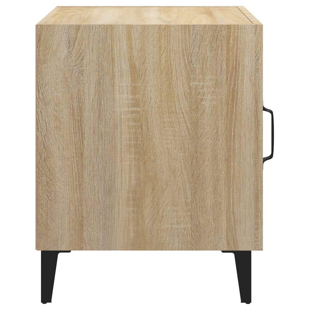 Tables de chevet 2 pièces en bois de chêne Sonoma