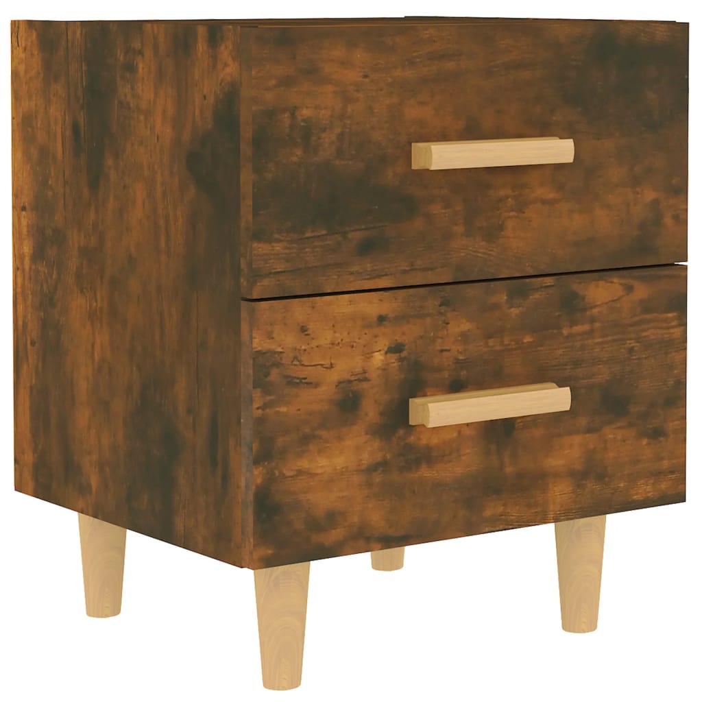 Bedside table smoked oak 40x35x47.5 cm