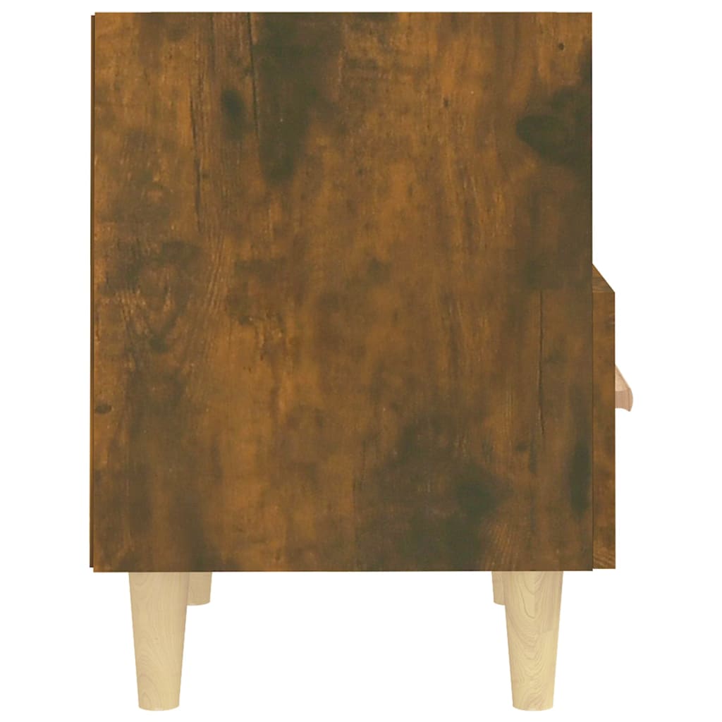 Bedside table smoked oak 40x35x47 cm