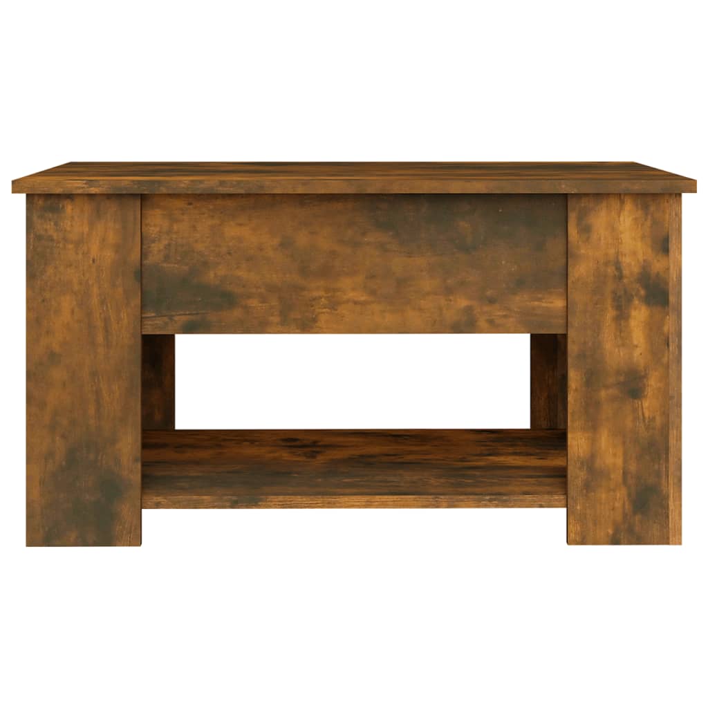 Coffee table smoked oak 79x49x41 cm wood material