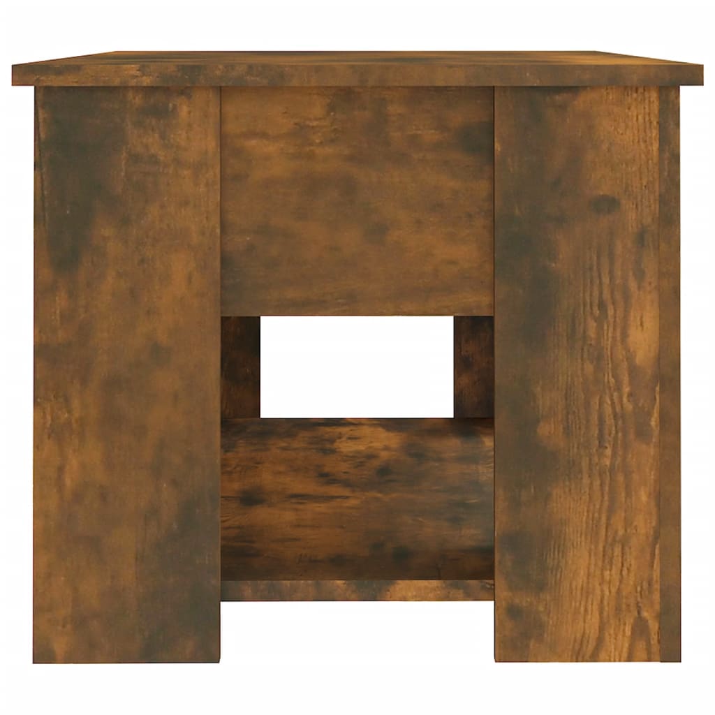 Coffee table smoked oak 79x49x41 cm wood material