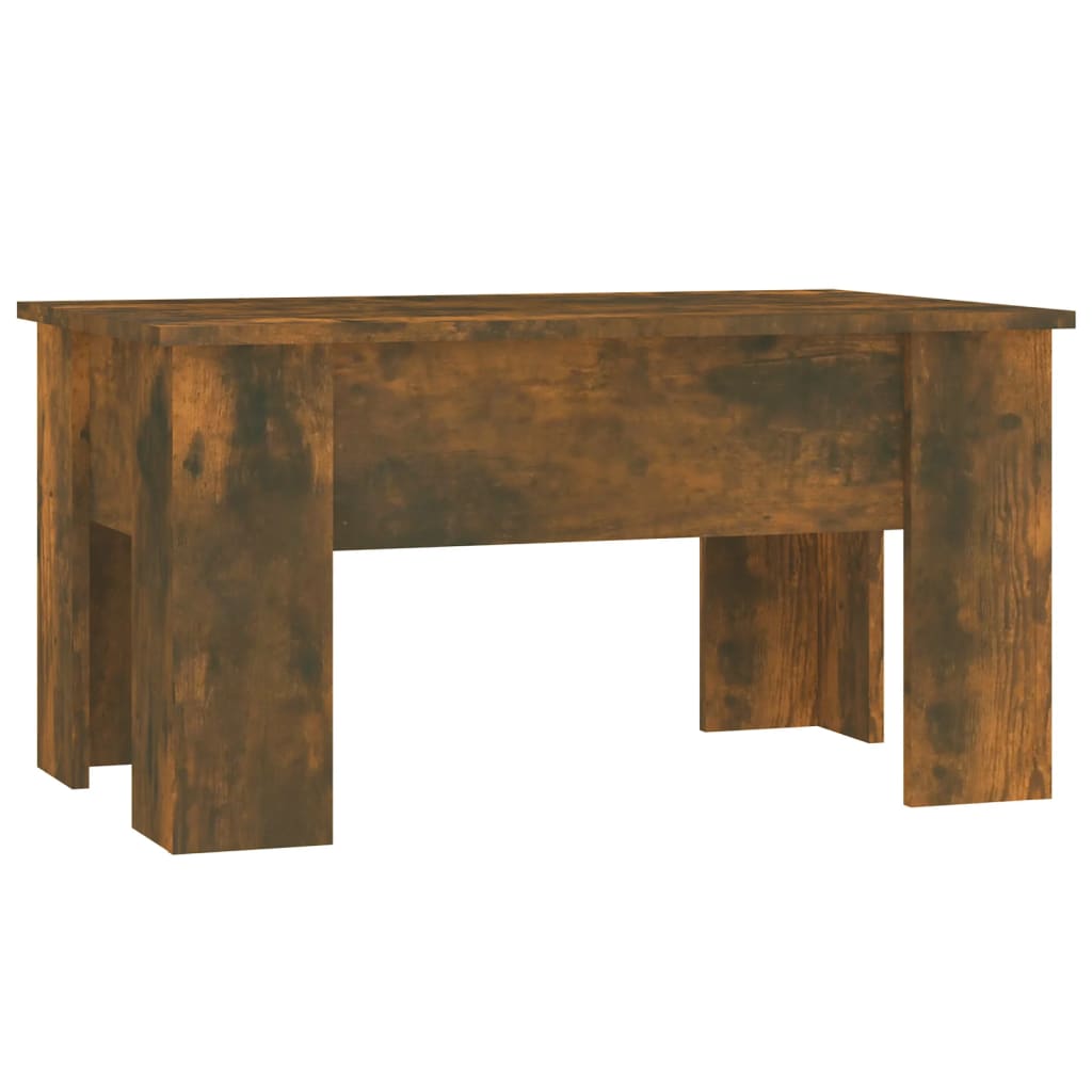Coffee table smoked oak 79x49x41 cm wood material