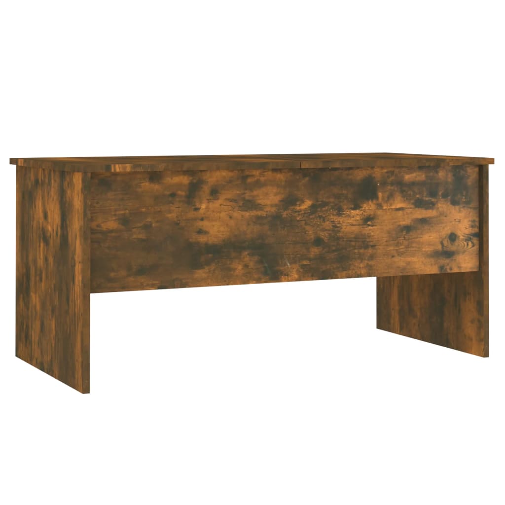 Coffee table smoked oak 102x50.5x46.5 cm wood material