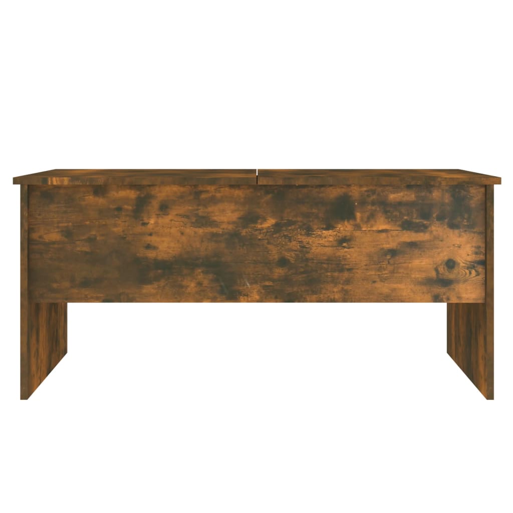 Coffee table smoked oak 102x50.5x46.5 cm wood material
