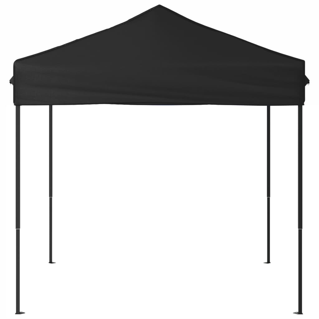 Tente de fête pliable noire 2x2 m