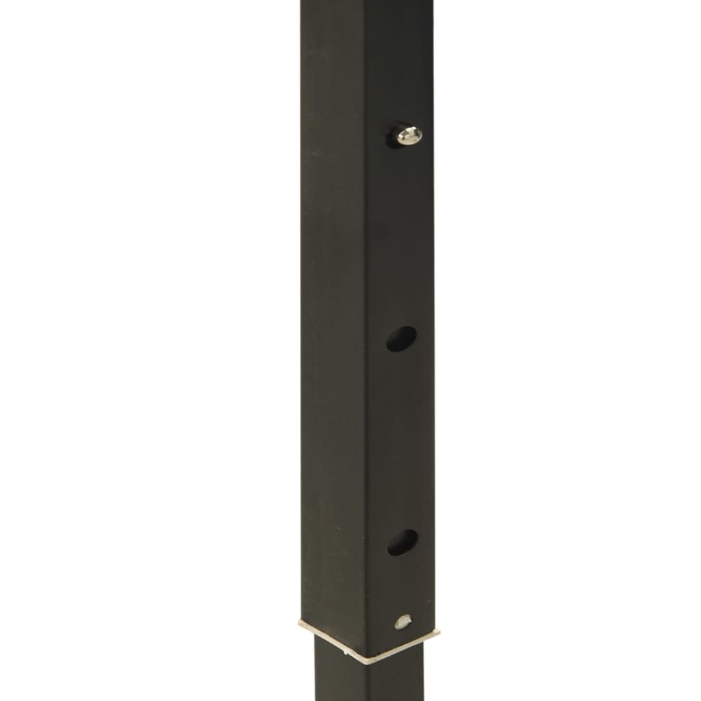 Tente de fête pliable noire 2x2 m