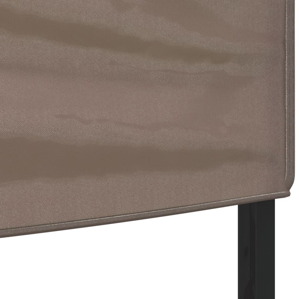 Tente de fête pliable taupe 2x2 m