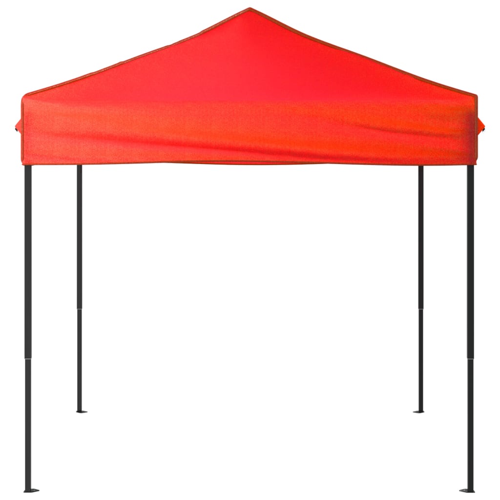 Tente de fête pliable rouge 2x2 m