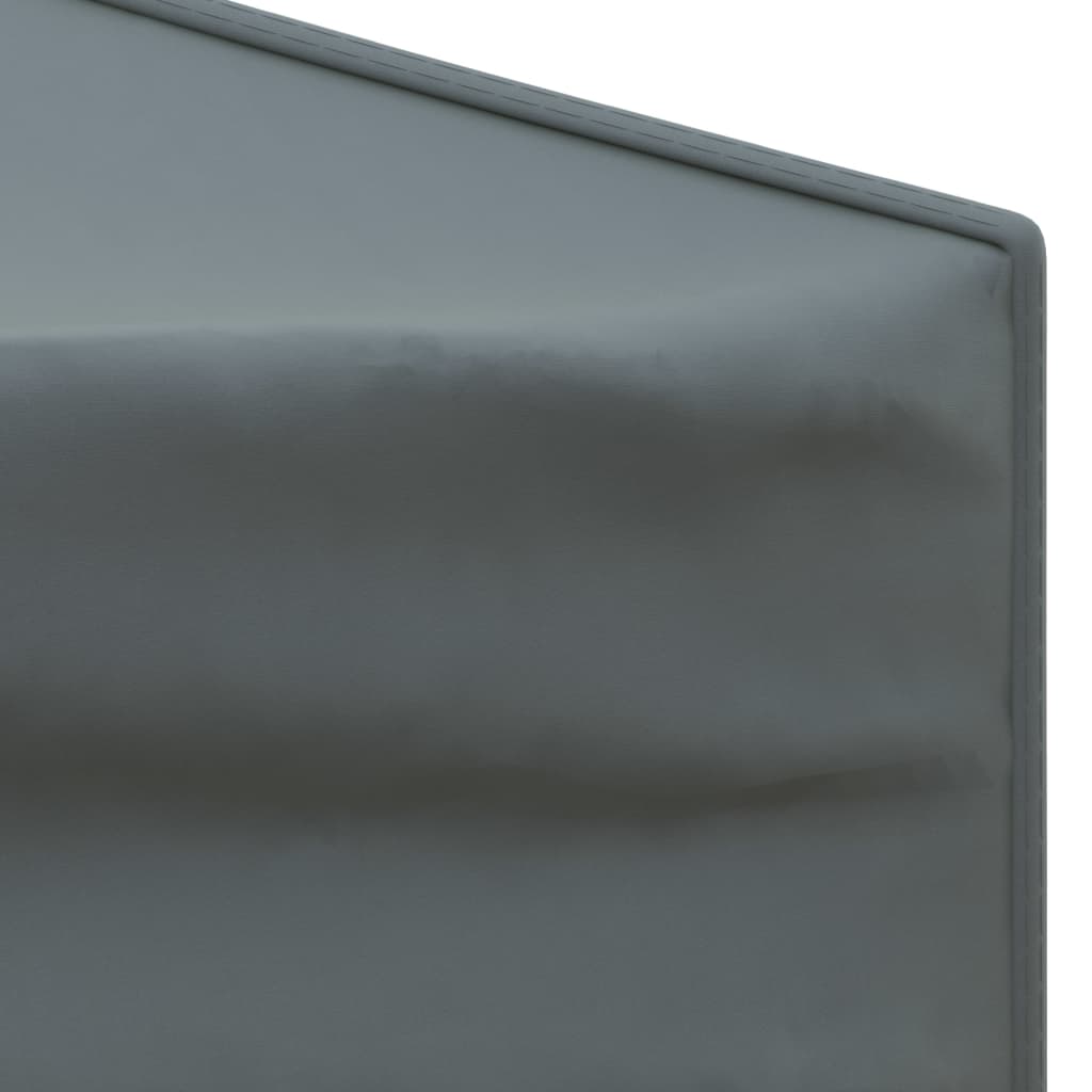 Tente de fête pliable avec parois latérales anthracite 2x2 m