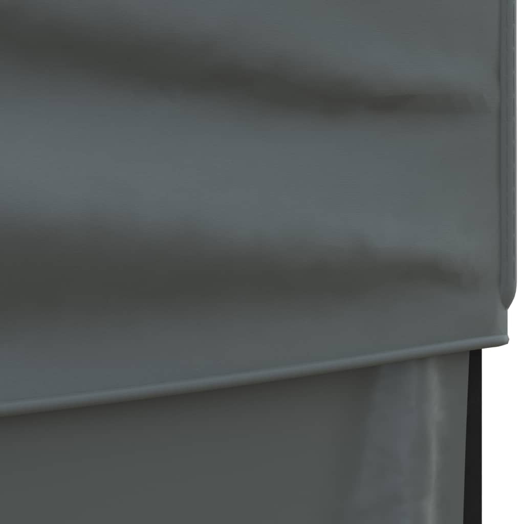 Tente de fête pliable avec parois latérales anthracite 2x2 m