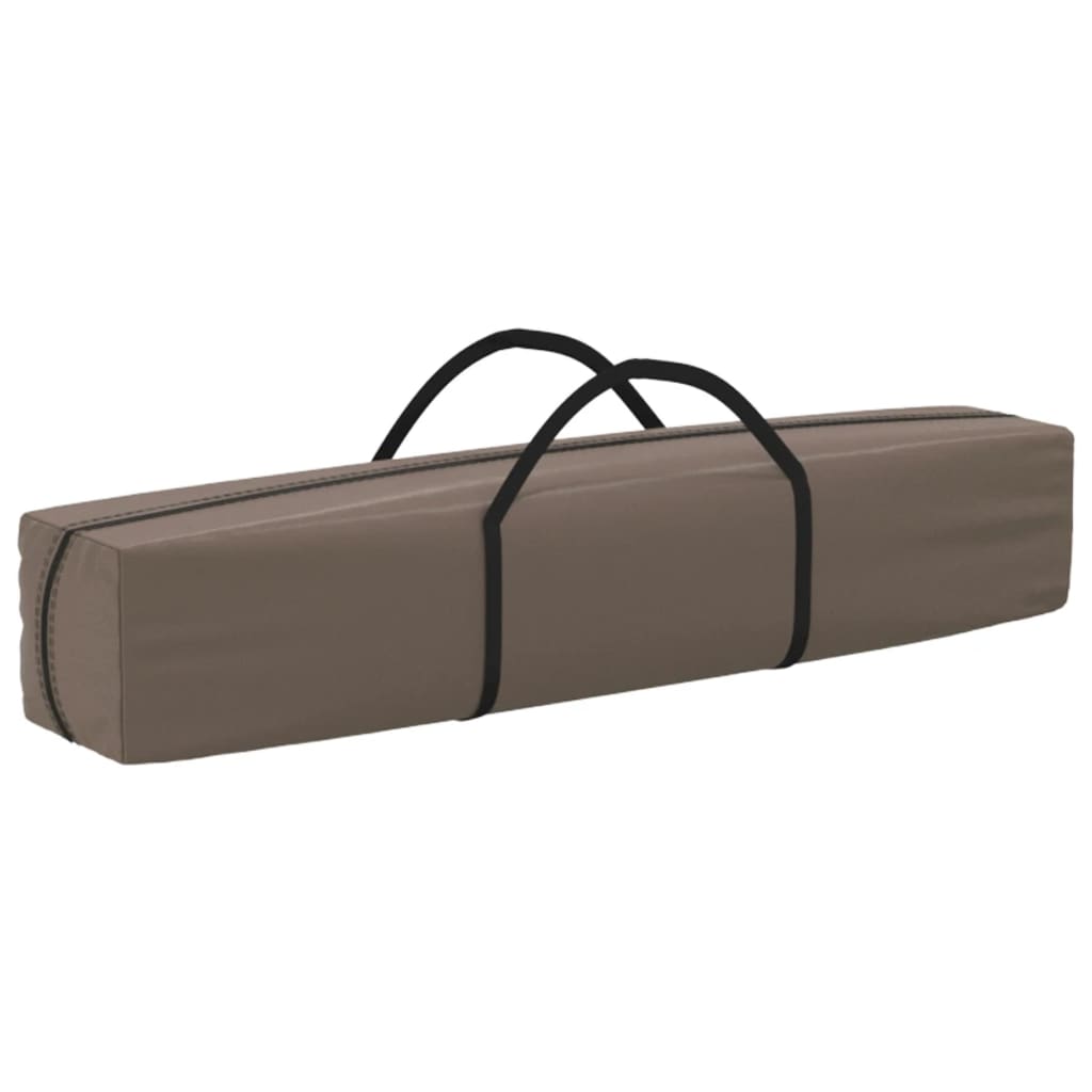 Tente de fête pliable taupe 3x3 m