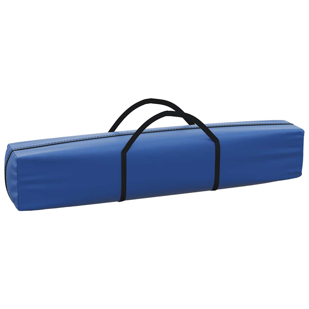 Tente de fête pliable avec parois latérales bleue 3x3 m