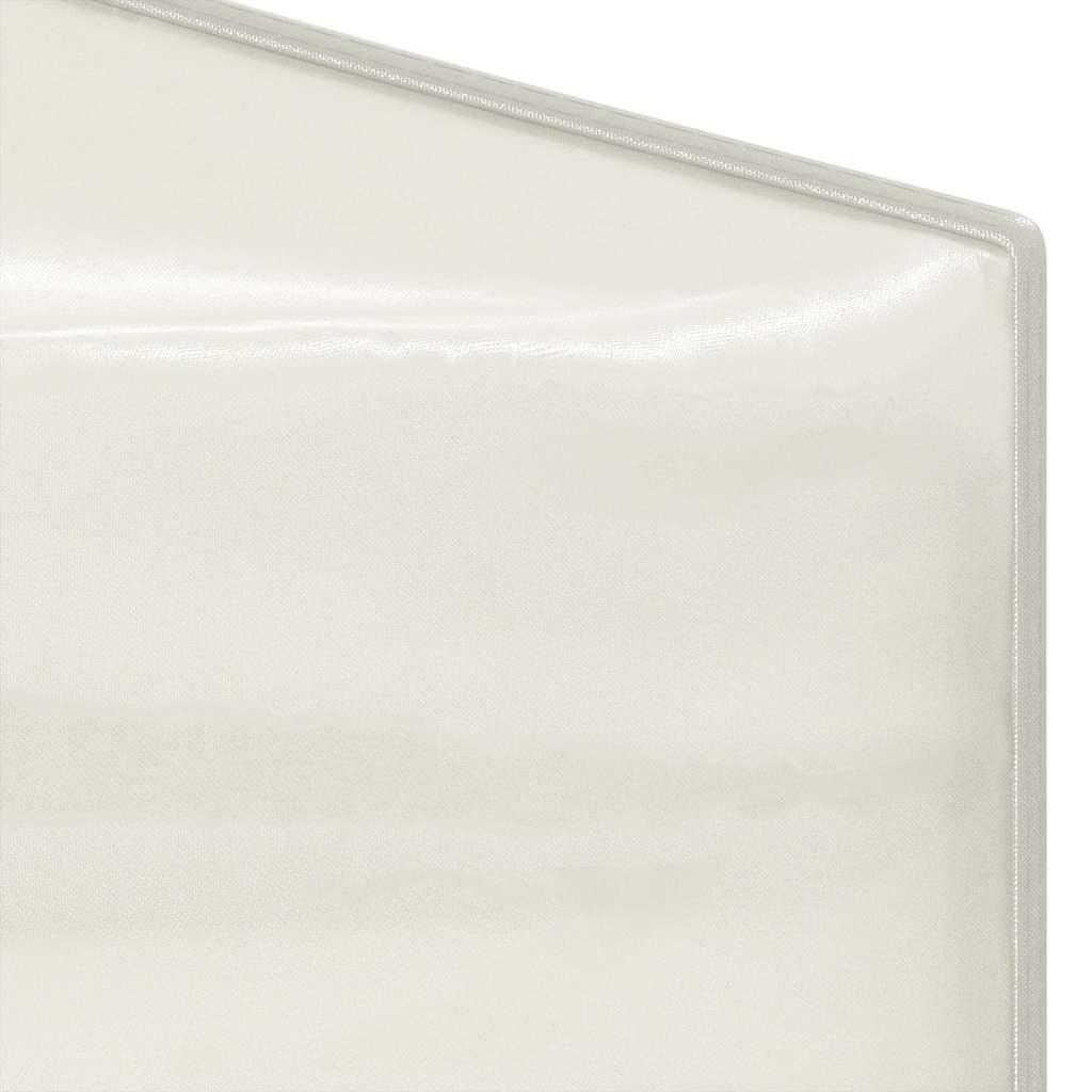 Tente de fête pliable avec parois latérales crème 3x3 m