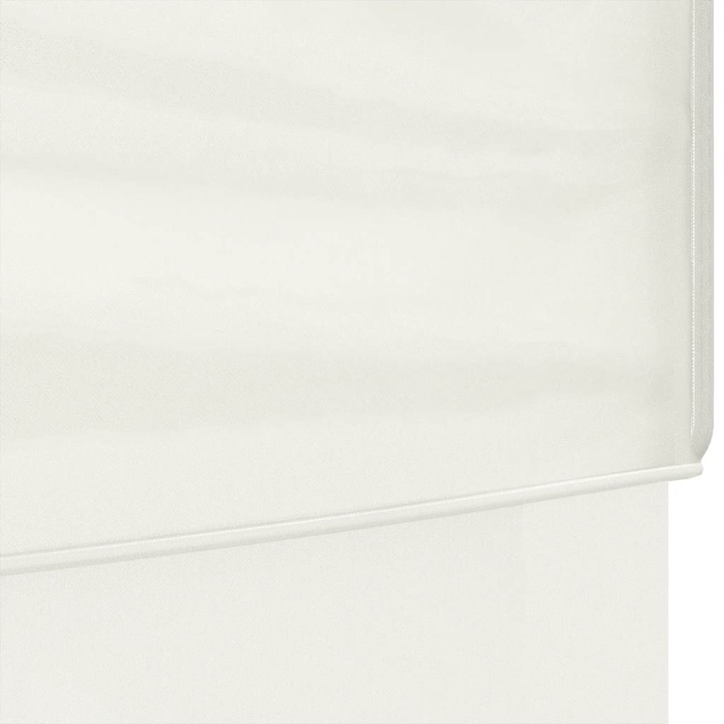Tente de fête pliable avec parois latérales crème 3x3 m