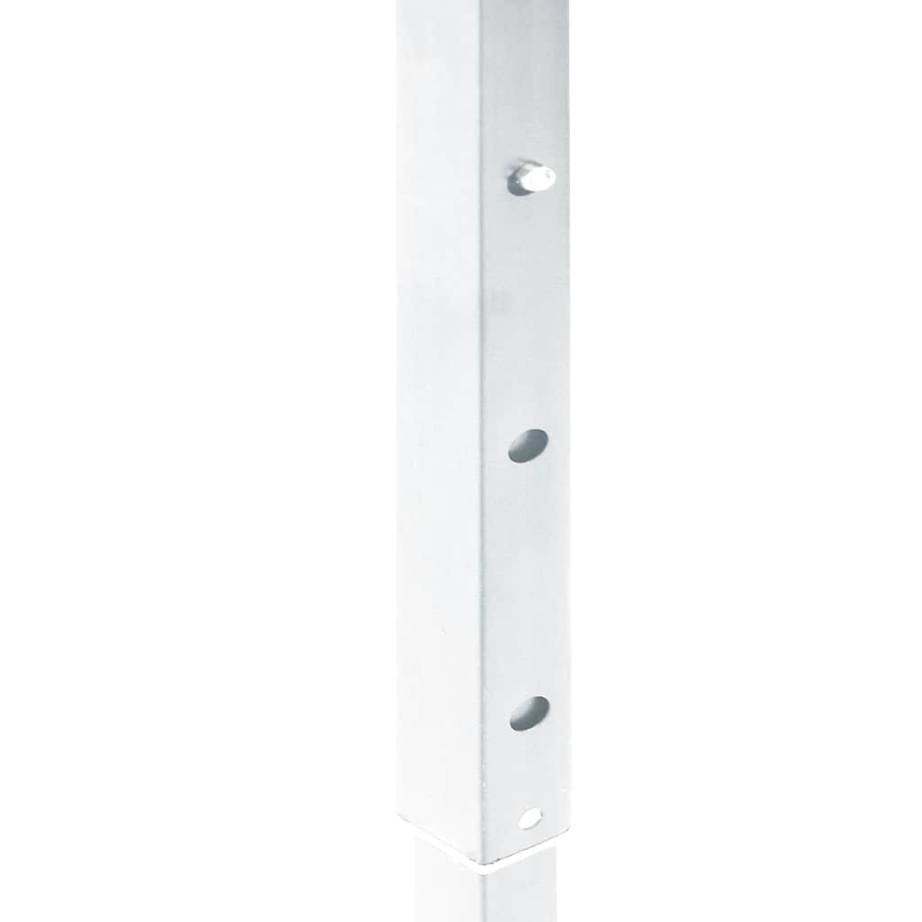 Tente de fête pliable avec parois latérales crème 3x3 m