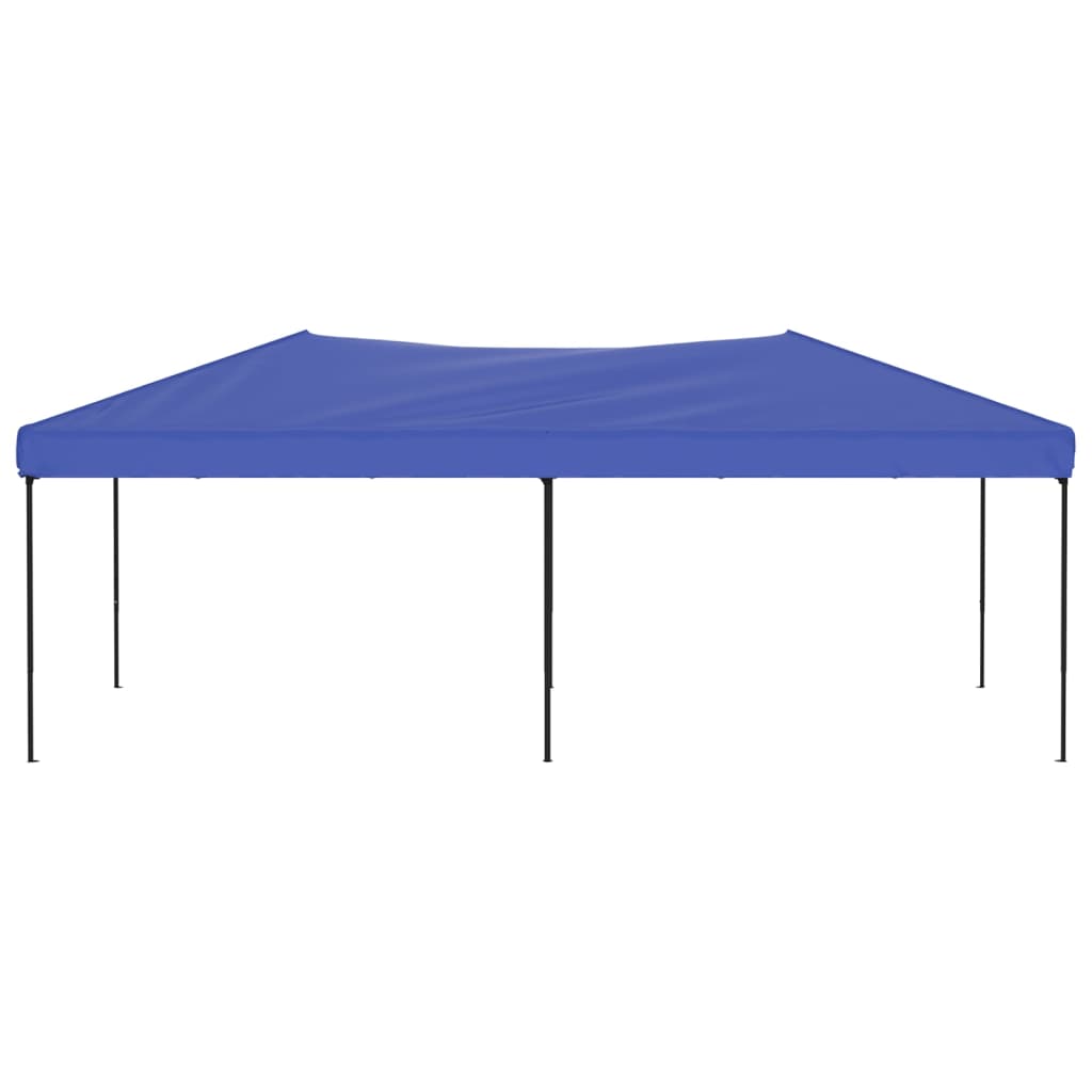 Tente de fête pliable bleue 3x6 m