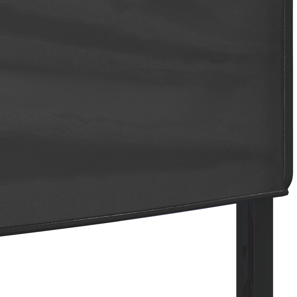 Tente de fête pliable anthracite 3x6 m