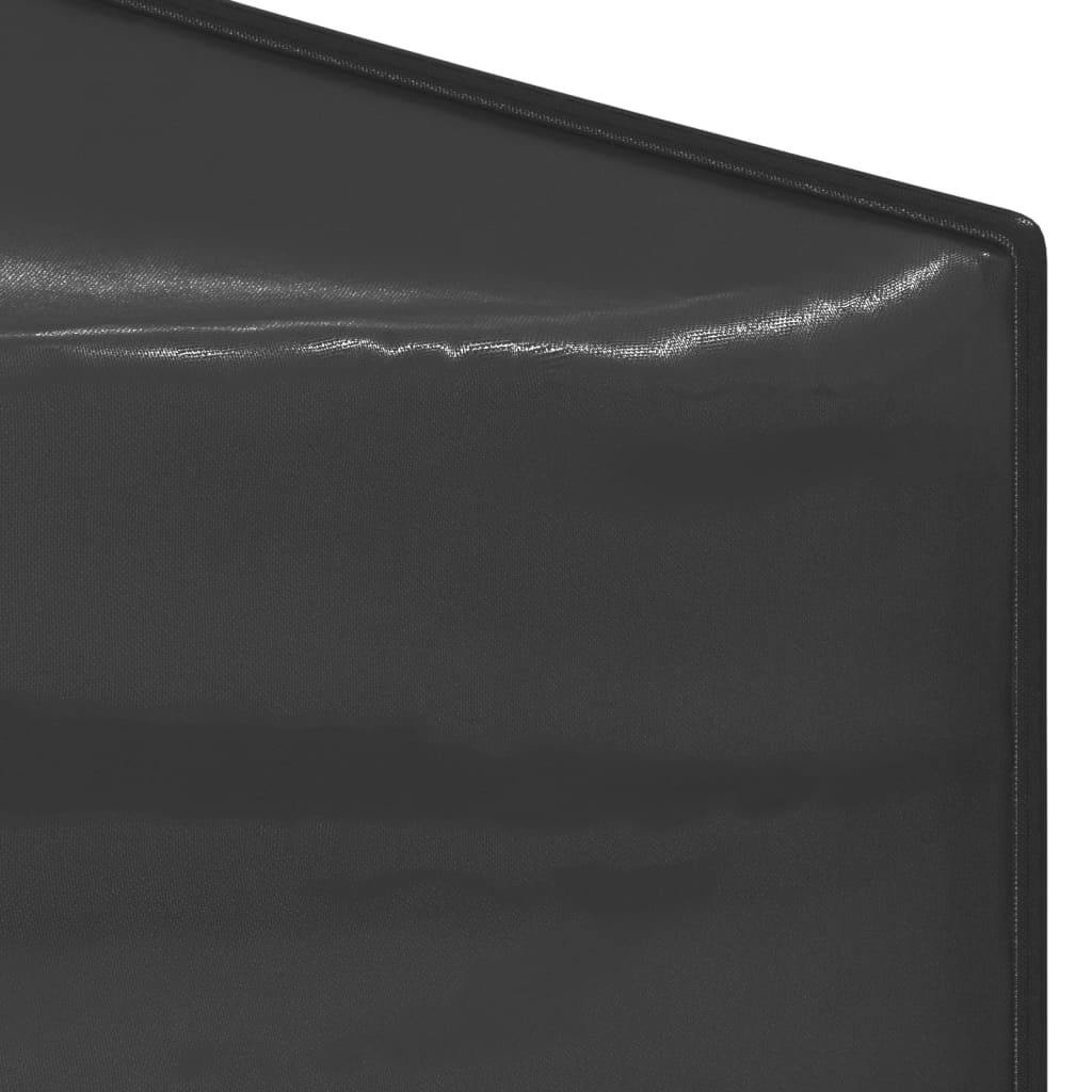 Tente de fête pliable anthracite 3x6 m