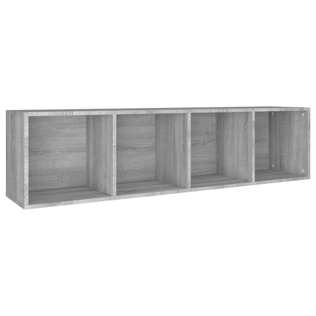 Bibliothèque/meuble TV gris Sonoma 36x30x143 cm en bois