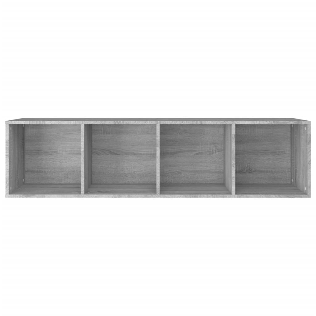 Bibliothèque/meuble TV gris Sonoma 36x30x143 cm en bois