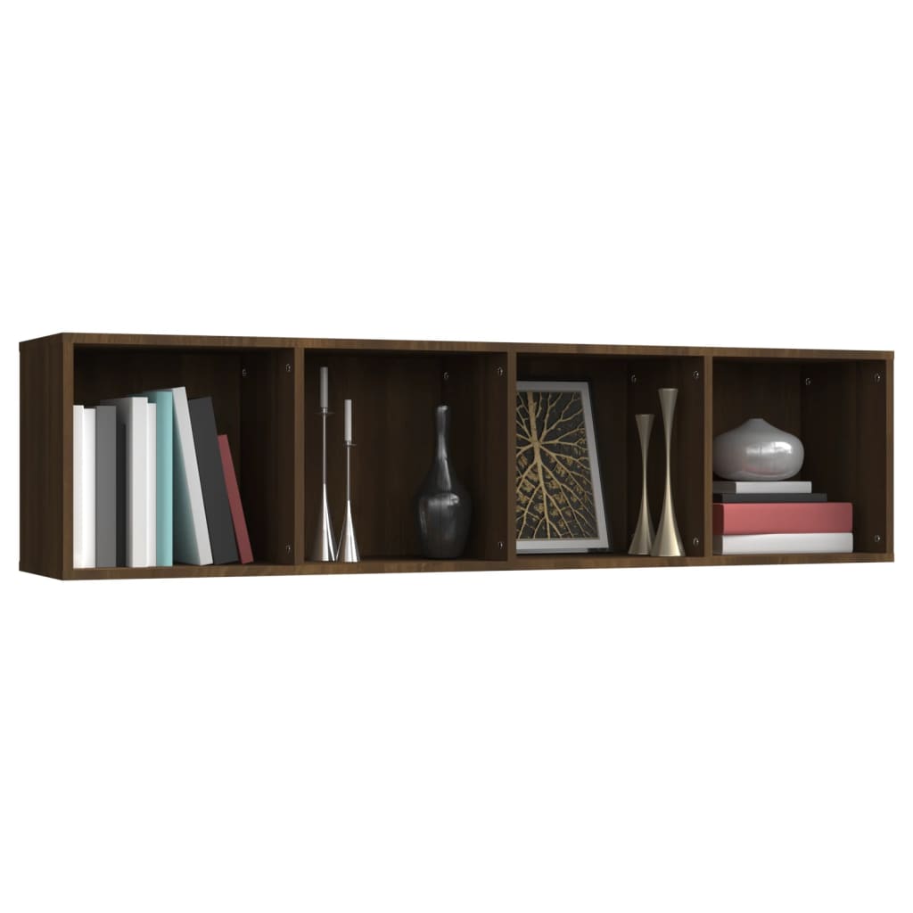 Bookcase/TV cabinet oak look 143x30x36cm wood material