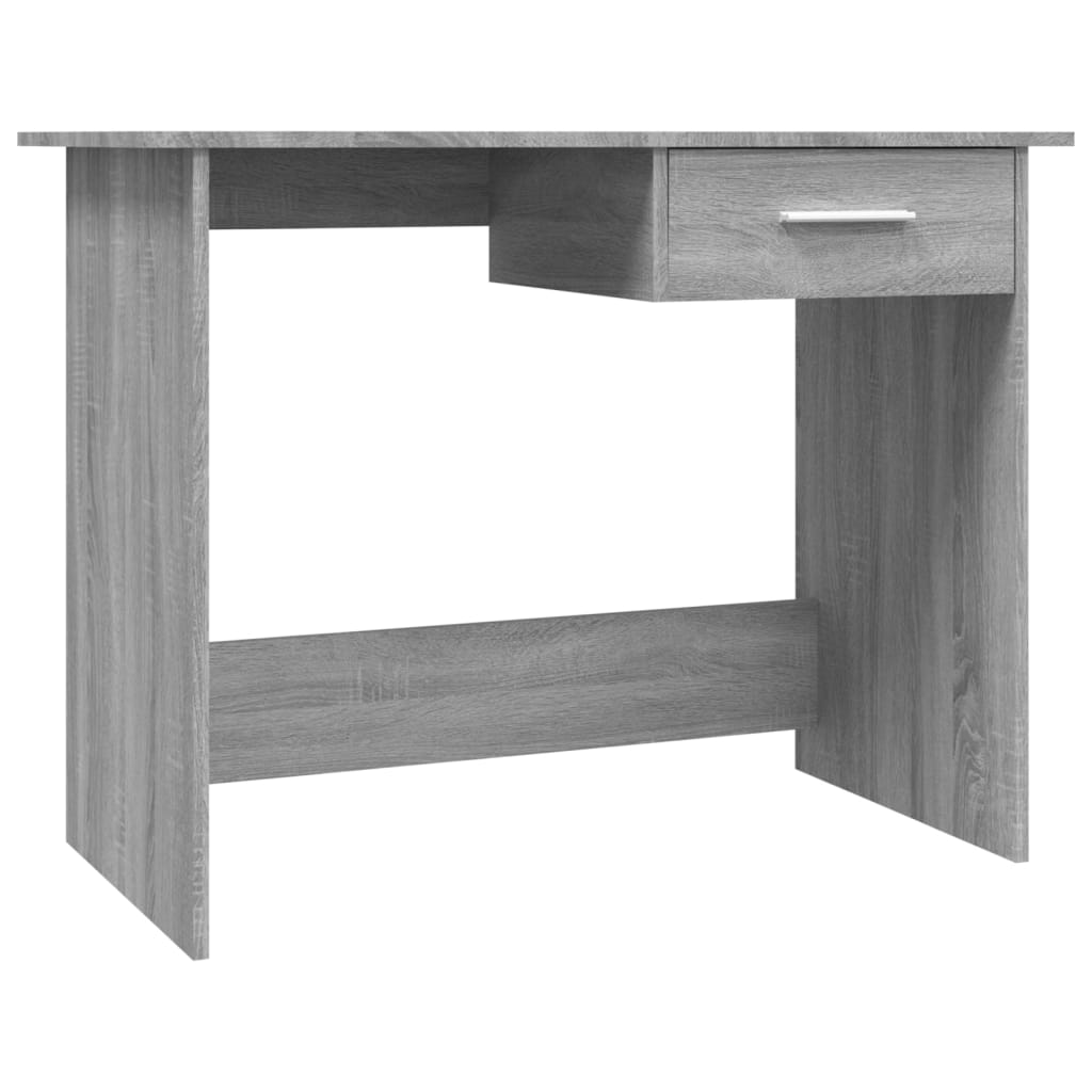 Bureau Sonoma gris 100x50x76 cm matériau bois