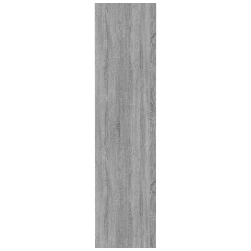 Wardrobe Grey Sonoma 100x50x200 cm Wood Material