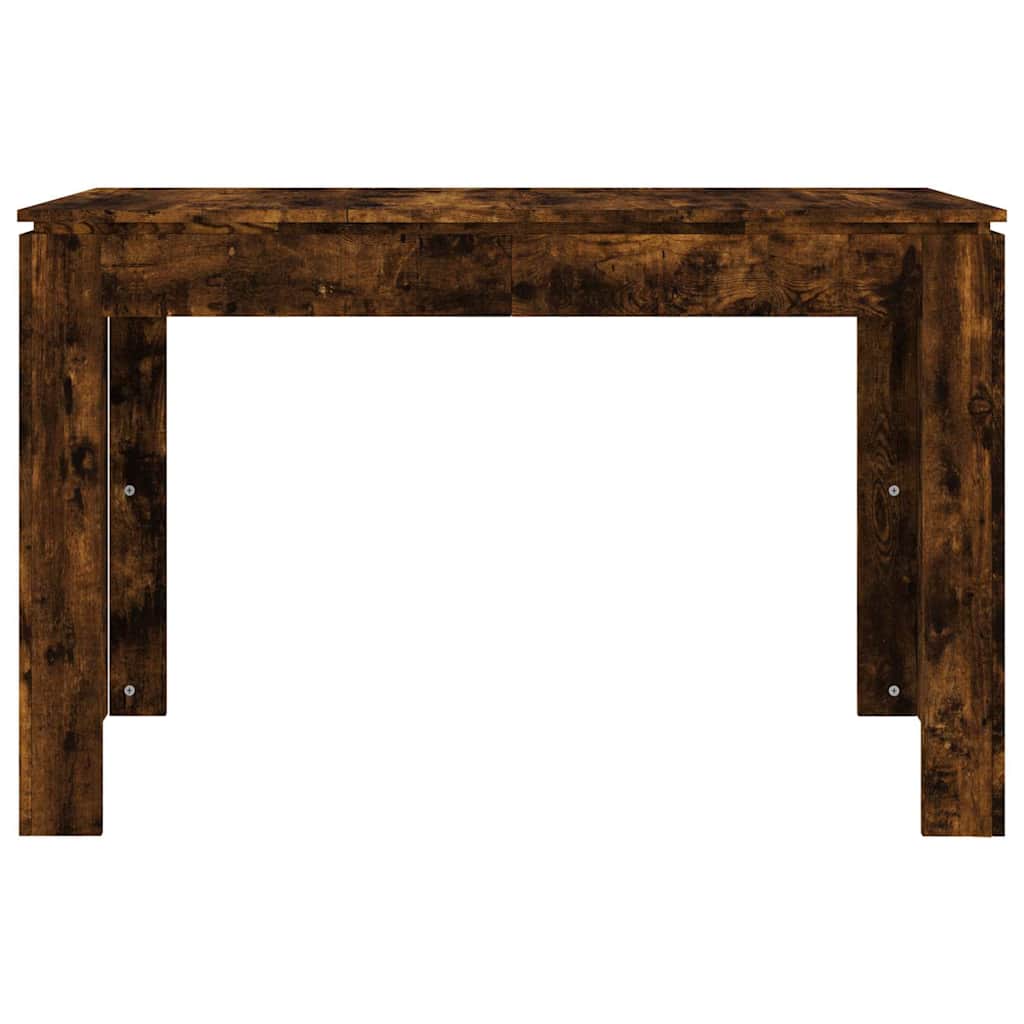 Table à manger chêne fumé 120x60x76 cm matériau bois