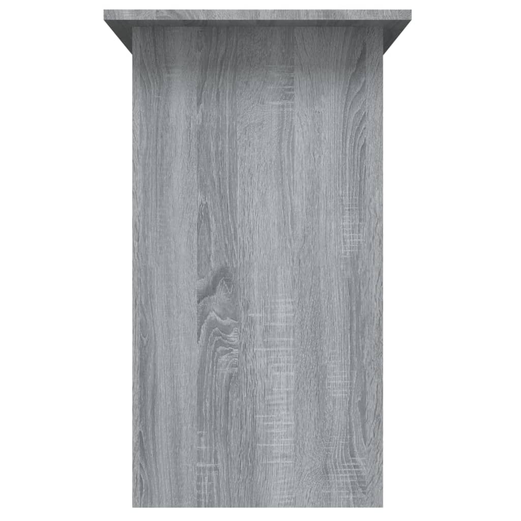 Desk Gray Sonoma 80x45x74 cm Wood Material