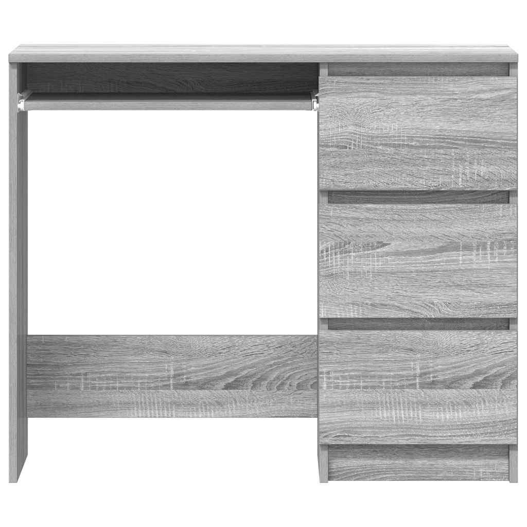 Desk Grey Sonoma 90x45x76 cm wood material