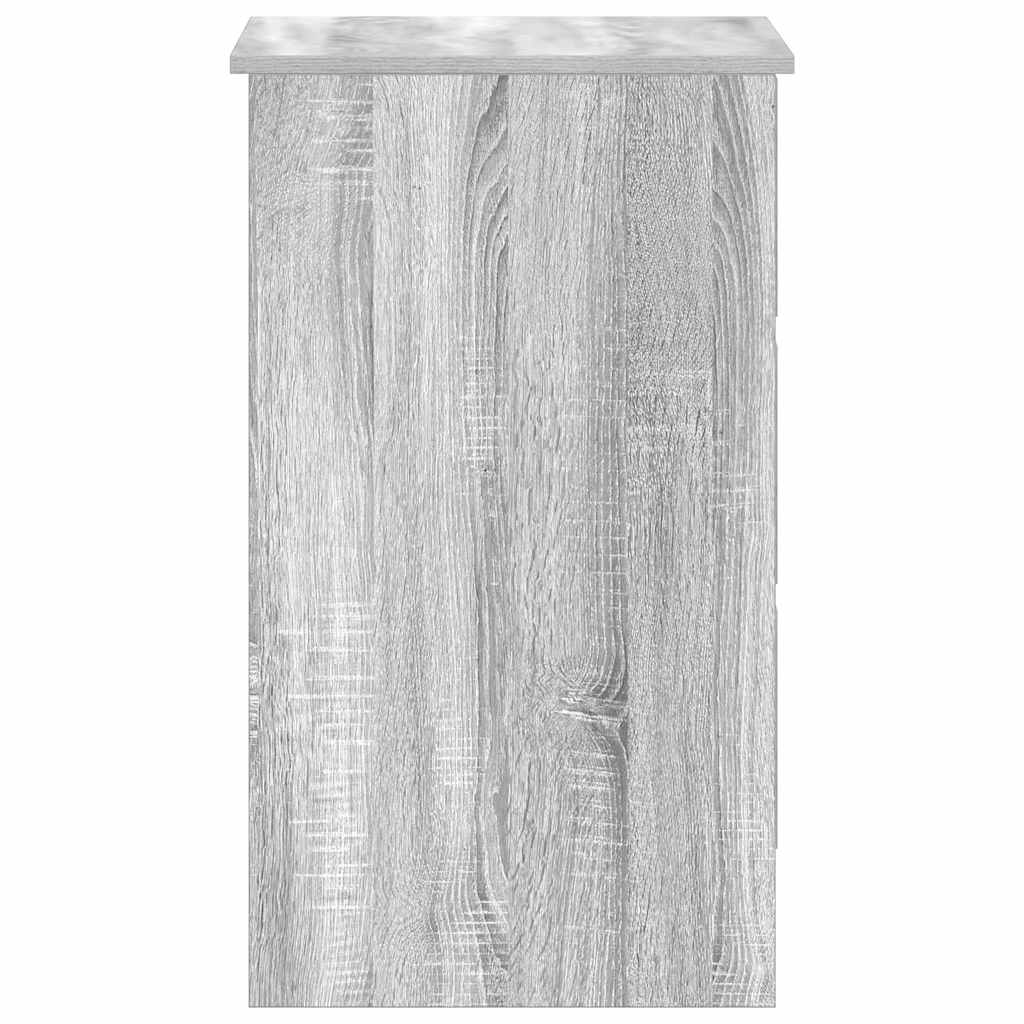 Desk Grey Sonoma 90x45x76 cm wood material